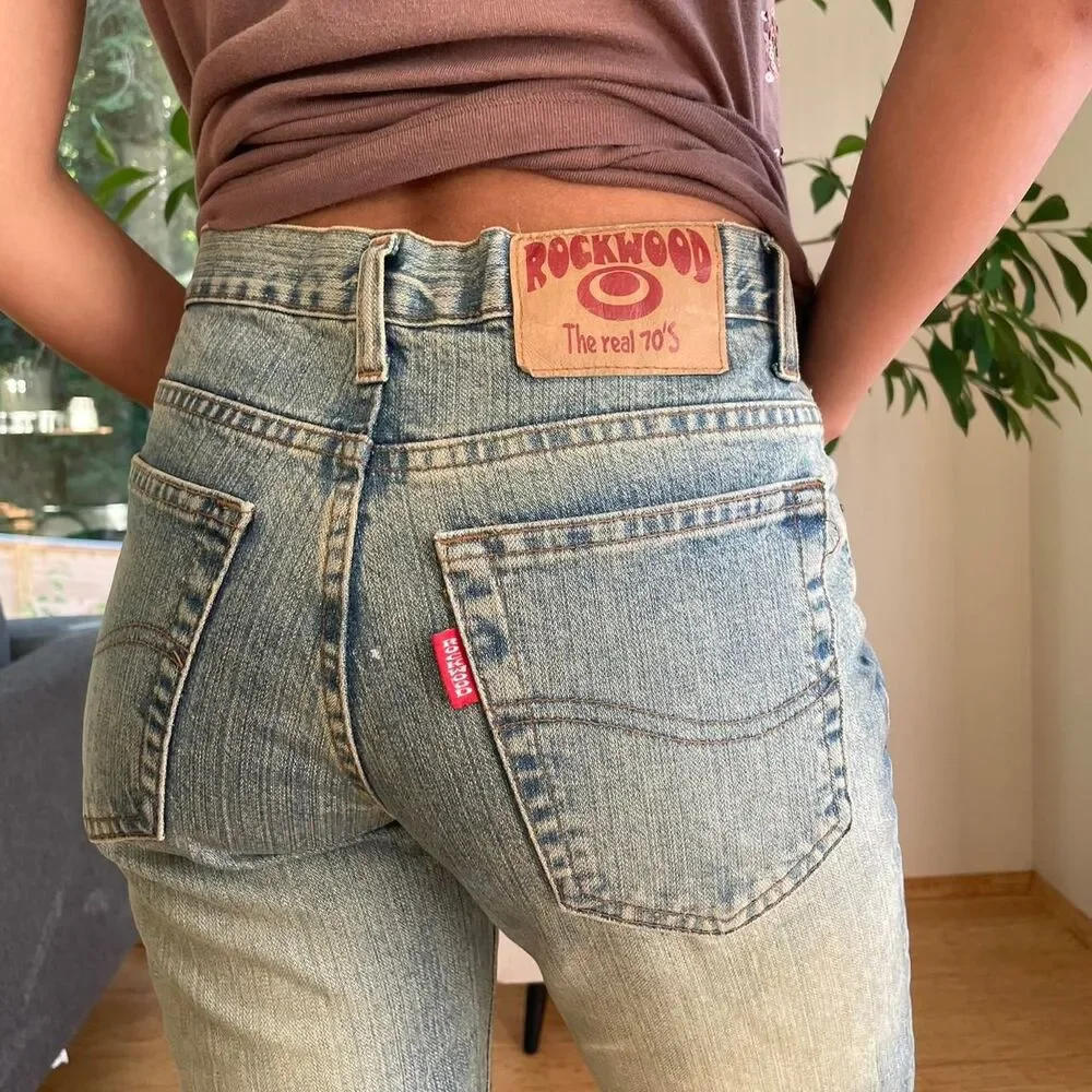 Unbranded Men's Blue and Cream Jeans